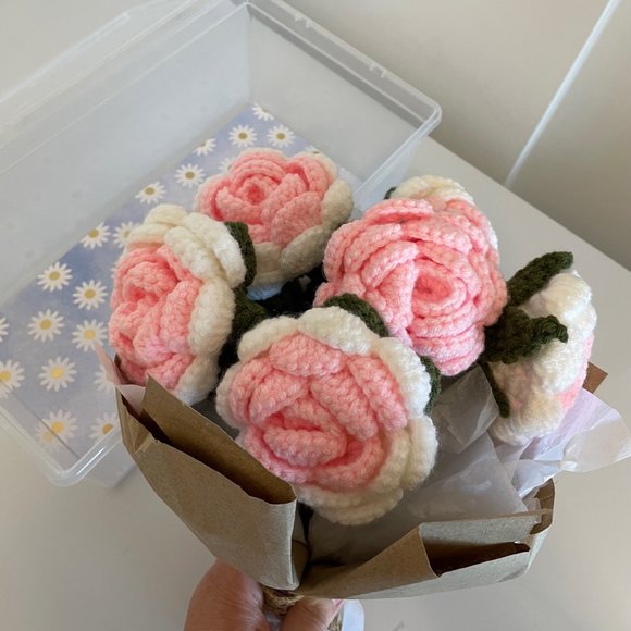 Handmade Crochet Bouquet (Roses) - Picture 12 of 13